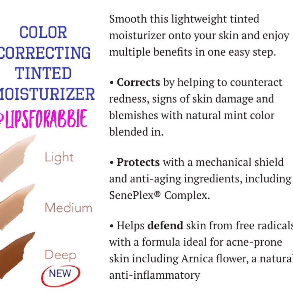 Light Color correcting tinted moisturizer